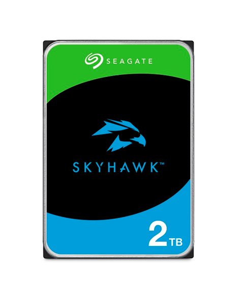 Seagate SkyHawk 2TB HDD, 3.5-Inch, SATA3, 256MB Cache (ST2000VX017)