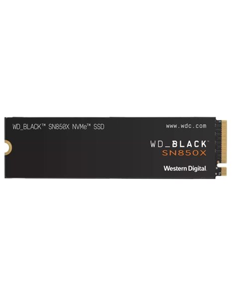 Western Digital Black SN850X 4TB SSD, M.2 (2280), PCIe Gen4 x4, NVMe, 7300MBps (Read)/6600MBps (Write) (WDS400T2X0E)
