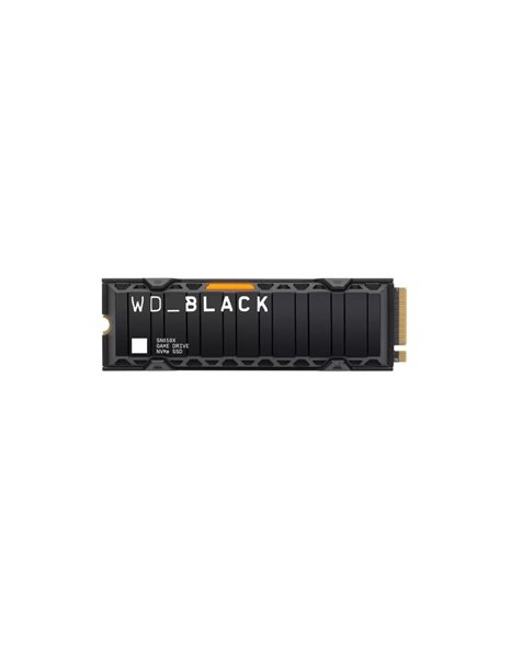 Western Digital Black SN850X 1TB SSD, M.2 (2280), PCIe Gen4 x4, NVMe, 7300MBps (Read)/6600MBps (Write), With Heatsink (WDS100T2XHE)