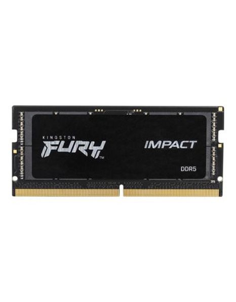 Kingston Fury Impact 32GB 5600MHz SODIMM DDR5 CL40 1.1V, Black (KF556S40IB-32)