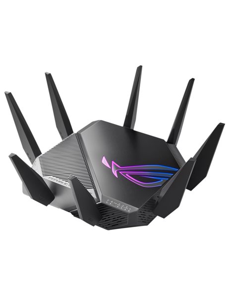 Asus ROG Rapture GT-AXE11000 Tri-band WiFi 6E (802.11ax) Gaming Router, Black (90IG06E0-MO1R00)