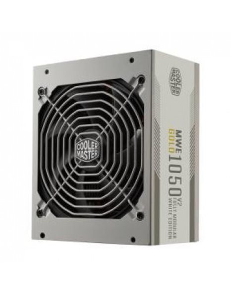 CoolerMaster MWE Gold V2, 1050W Power Supply, 80+ Gold, Active PFC, Full Modular, 140mm Fan, White (MPE-A501-AFCAG-3GEU)