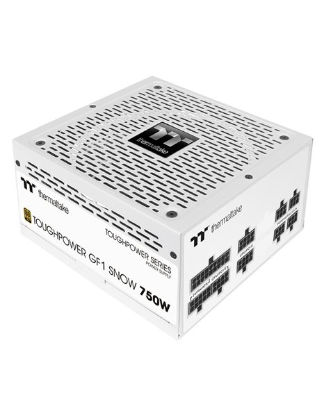 Thermaltake Toughpower GF1 Snow, 750W Power Supply, 80+ Gold, 140mm Fan, Full Modular, Active PFC, White (PS-TPD-0750FNFAGE-W)