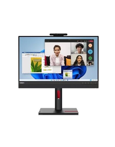 Lenovo ThinkCentre Tiny-In-One 24 Gen 5, 23.8-Inch FHD IPS Touch Monitor, 1920x1080, 16:9, 6ms, 1000:1, USB, HDMI, DP, Webcam, Speakers, Black (12NBGAT1EU)