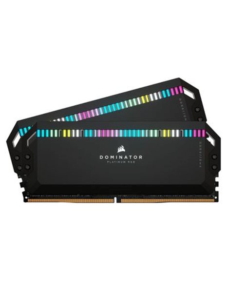Corsair Dominator Platinum RGB 64GB Kit (2x32GB) 6800MHz UDIMM DDR5 CL40 1.40V, Black (CMT64GX5M2B6800C40)