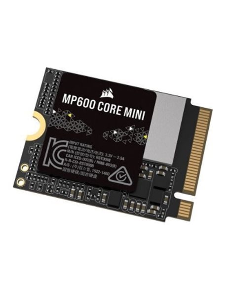 Corsair MP600 Core Mini 1TB SSD, M.2 2230, PCIe Gen4x4, NVMe, 5000MBps (Read)/3800MBps (Write) (CSSD-F1000GBMP600CMN)