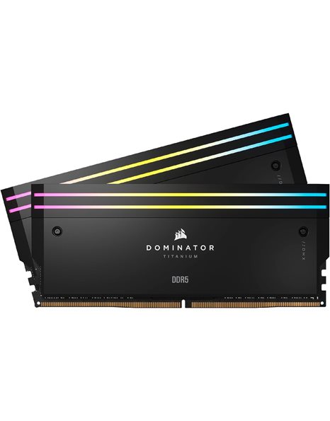 Corsair Dominator Titanium RGB 32GB Kit (2x16GB) 7000MHz UDIMM DDR5 CL34 1.45V, Black (CMP32GX5M2X7000C34)