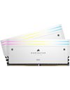 Corsair Dominator Titanium RGB 64GB Kit (2x32GB) 6400MHz UDIMM DDR5 CL32 1.40V, White (CMP64GX5M2B6400C32W)