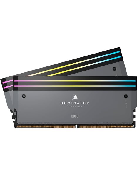 Corsair Dominator Titanium RGB AMD Expo 64GB Kit (2x32GB) 6000MHz UDIMM DDR5 CL30 1.40V, Gray (CMP64GX5M2B6000Z30)