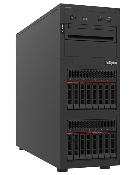 Lenovo ThinkSystem ST250 V2 Tower, Xeon E-2356G/32GB/5350-8i/GLAN/750W PSU, 3Y NBD