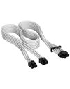 Corsair Premium Individually Sleeved 12+4pin PCIe Gen 5 12VHPWR 600W Cable Type 5 Gen 5, White (CP-8920324)