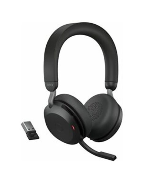 Jabra Evolve2 75 UC Noise-Canceling Wireless Headset, USB-A, Black (27599-989-999)