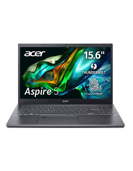 Acer Aspire 5 A515-57-7857, i7-12650H/15.6 FHD/8GB/512GB SSD/No Os, Steel Gray