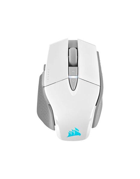 Corsair M65 RGB Ultra Wireless Tunable FPS Optical Gaming Mouse, 8 Buttons, 26000dpi, White (CH-9319511-EU2)