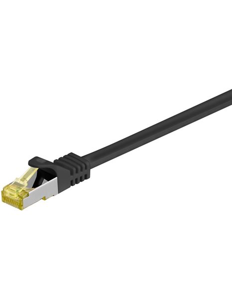 Goobay RJ45 Patch Cable CAT 6A S/FTP (PiMF), 500 MHz, LSZH halogen-free, 7.5m Black (4040849916359)