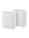 Asus ExpertWiFi EBM68 Business Mesh WiFi 6 System, 2-Pack, White (90IG07V0-MO3A40)