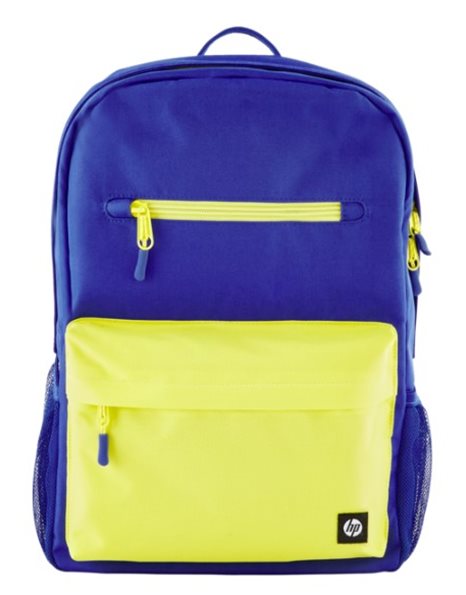 HP Campus Backpack For 15.6-Inch Laptops, Blue/Lime (7K0E5AA)