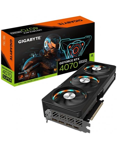 Gigabyte GeForce RTX 4070 Super Gaming OC 12GB GDDR6X, 192-Bit, HDMI, DP (GV-N407SGAMING OC-12GD)