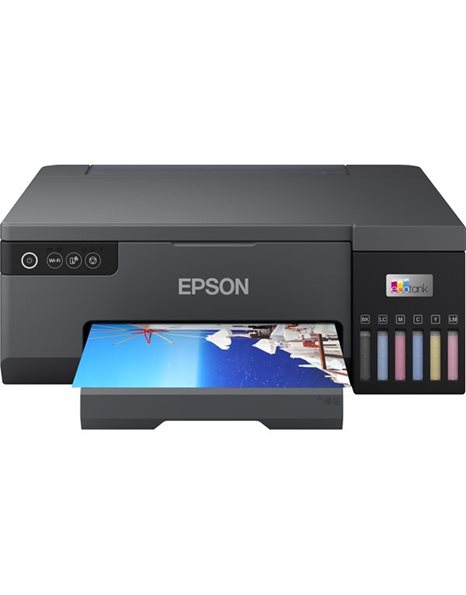 Epson USD EcoTank L8050, A4 Color Inkjet Printer, 5760x1440dpi, 22ppm, WiFi, Black (C11CK37402r)