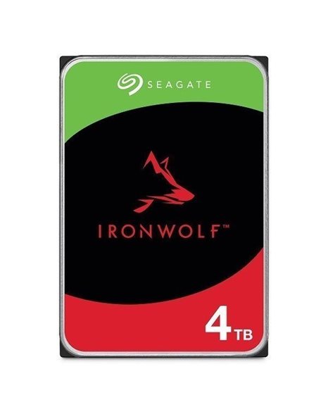 Seagate IronWolf 4TB HDD, 3.5-Inch, SATA3, 5400rpm, 256MB Cache, For NAS, Recertified (ST4000VN006)