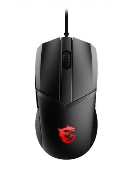 MSI Clutch GM41 Lightweight V2 RGB Wired Optical Gaming Mouse, 6 Buttons, Up To 16000dpi, Black (S12-0400D20-C54)