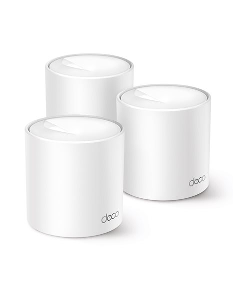TP-Link Deco X10 AX1500 Whole Home Mesh Wi-Fi 6 System, 3-Pack, White (DECO X10 3-PACK)