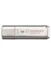 Kingston IronKey Locker+ 50 USB Flash Drive, 16GB, USB 3.2 Gen 1, Silver (IKLP50/16GB)