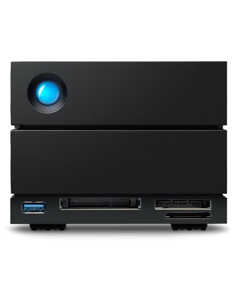 LaCie 2Big Dock External HDD, 20TB, USB 3.1/Thunderbolt 3, Black (STLG20000400)