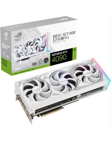 Asus ROG Strix GeForce RTX 4090 24GB GDDR6X White Edition, 384-Bit, HDMI, DP (90YV0ID3-M0NA00)