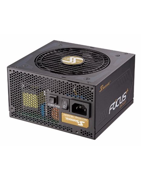 Seasonic FOCUS Plus Gold, 750W Power Supply, 80+ Gold, 120mm Fan, Fully Modular, Black (SSR-750FX)