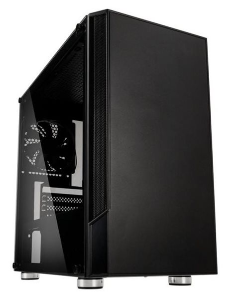 Kolink Citadel, mATX, USB3.0, No PSU, Tempered Glass Panel PC Case, Black (GEKL-043)
