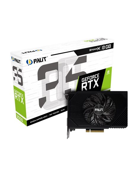 Palit GeForce RTX 3050 StormX 8GB GDDR6, 128-Bit, HDMI, DP, DVI (NE63050018P1-1070F)