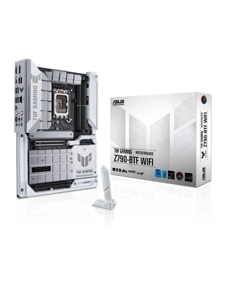 Asus TUF Gaming Z790-BTF WiFi, Intel, Socket 1700, ATX, 4xDDR5, 4xSATA3, M.2, RAID, 2.5GLAN, WiFi+BT, USB3.2, HDMI, DP (90MB1GU0-M0EAY0)