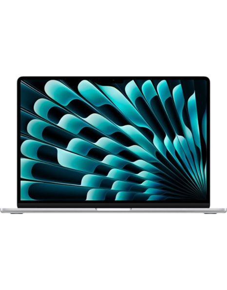 Apple Macbook Air, M3 8-Core/15.3 Retina/8GB/256GB SSD/10-Core GPU/Webcam/MacOS, Silver, US (2024)