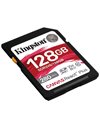 Kingston Canvas React Plus V60 SD Memory Card, 128GB, For 4K Professional UHS-II Cameras (SDR2V6/128GB)