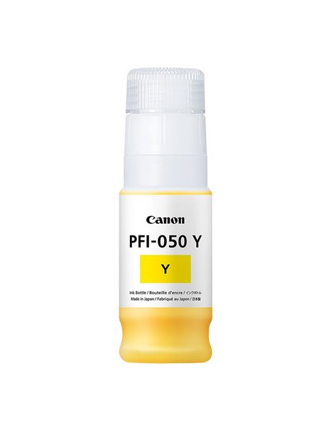 Canon PFI-050 Ink Cartridge, 70ml, Yellow (5701C001AA)