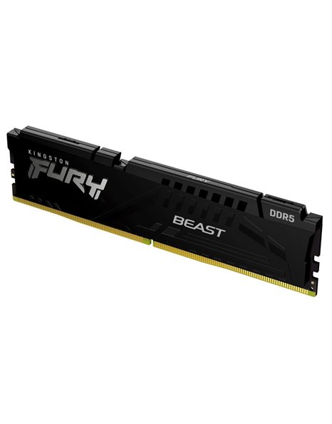 Kingston FURY Beast 16GB 6000MHz UDIMM DDR5 CL30 1.35V, Black (KF560C30BBE-16)