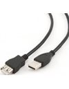 Gembird USB 2.0 extension cable, 3m black (CCP-USB2-AMAF-10)