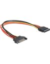 Gembird SATA power extention cable, 0.3m (CC-SATAMF-01)