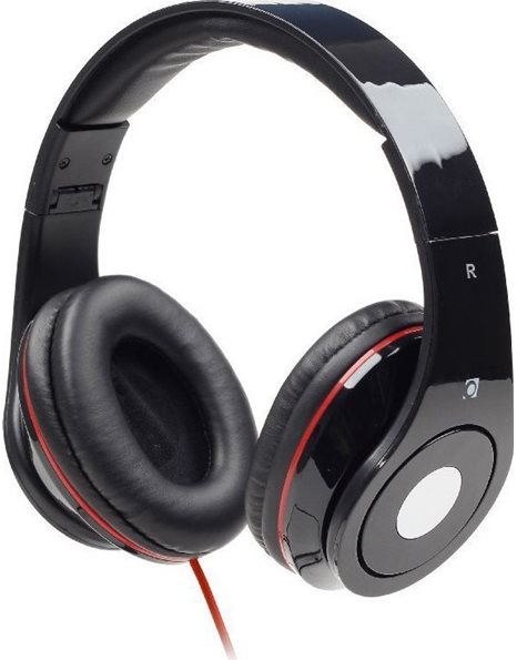 Gembird Detroit Folding Stereo Headphones, Black (MHS-DTW-BK)