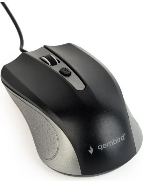 Gembird Optical mouse, USB, black, 1200dpi (MUS-4B-01)