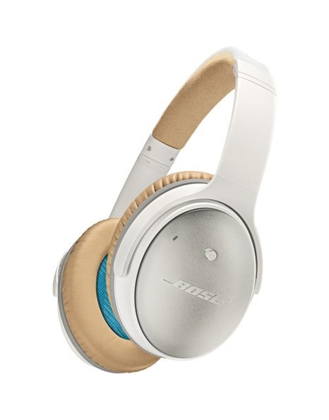 Bose Quiet Comfort 25, Acoustic Noise Cancelling Wired Headphones, White (715053-0020)