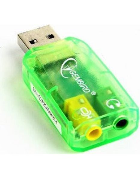 Gembird USB sound card, Virtus Green (SC-USB-01)