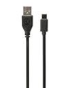 Gembird USB 2.0 AM to Type-C cable (AM/CM), 1m black (CCP-USB2-AMCM-1M)
