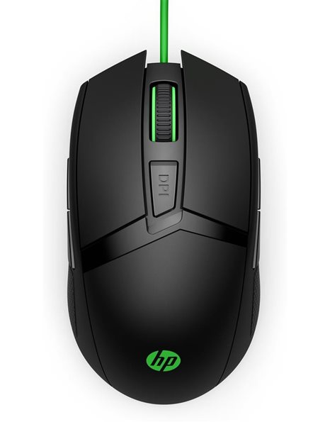 HP Pavilion Gaming Mouse 300, Black/Green (4PH30AA)