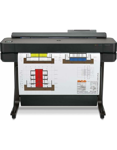 HP DesignJet T650 Large Format up to A1 Plotter Printer 36-inch, 2400x1200, USB, GLAN, WiFi (5HB10A)