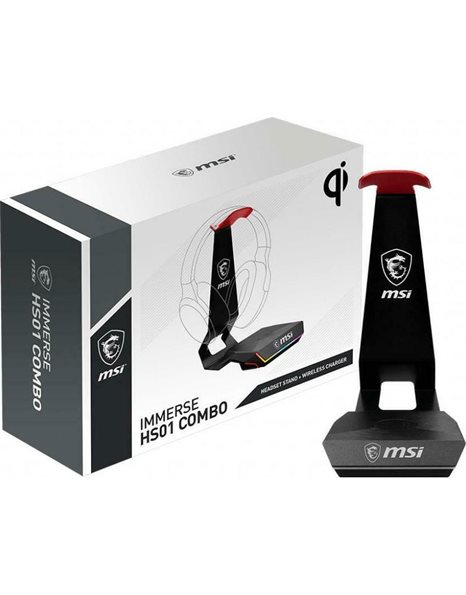 MSI HS01 Combo Headset Stand/Wireless Charger (HS01 Combo)