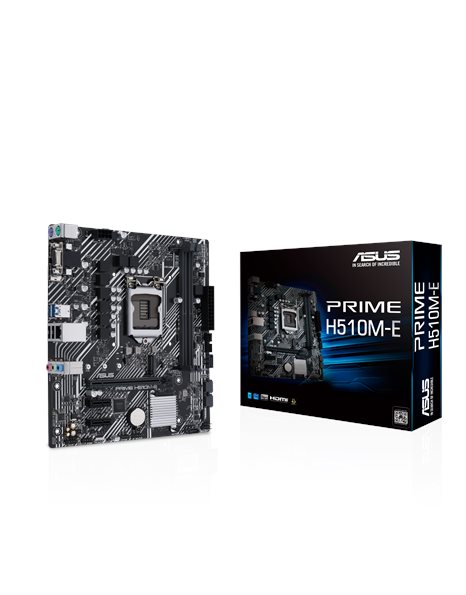 Asus PRIME H510M-E, Intel, Socket 1200, MicroATX, 2xDDR4, 4xSATA3, M.2, USB3.2, HDMI, DP, VGA (90MB17E0-M0EAY0)