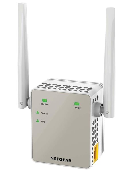 Netgear Dual-band WiFi Range Extender - Essentials Edition, 1.2Gbps, Wall-plug, (EX6120-100PES)
