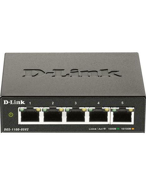 D-Link  5-Port Gigabit Smart Managed Switch (DGS-1100-05V2)
